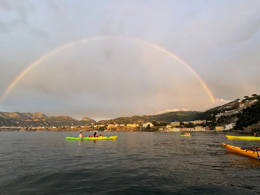 Kajak bei Sonnenuntergang-2